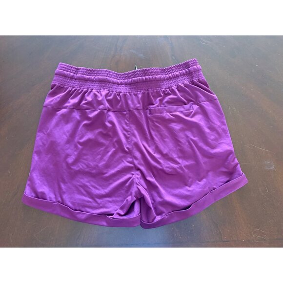 Born Primitive Casual Loungewear Training Shorts Plum Purple Women’s Size Large - Picture 3 of 8